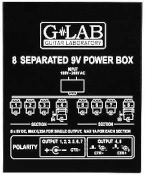 Amazon | G-LAB PB-1 8 SEPARETED 9V POWER BOX | 機材用電源