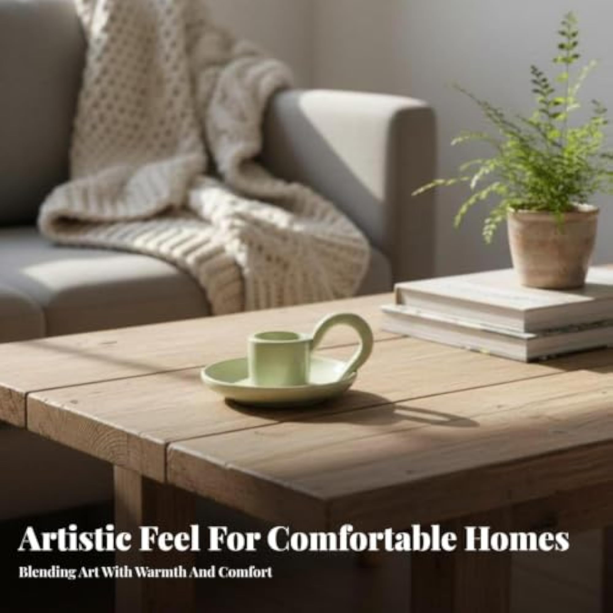 Nordic Ceramic Candle Holder for Minimalist Decor