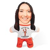 Snugzy Muñeca Amigos Mi Langosta Mini Me | Muñeca con licencia oficial Friends Mini Me | Cojín personalizado con forma de foto para el sofá del hogar – Añade tu foto
