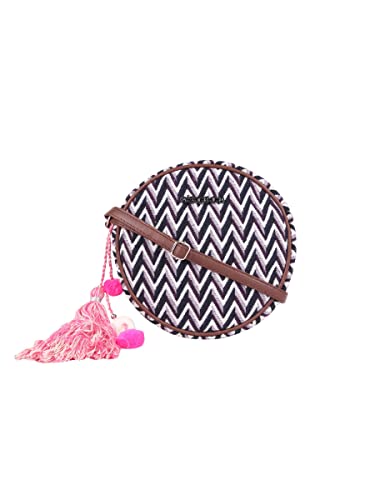 ASTRID Women’s Sling Bag (Showy Purple Zigzag)