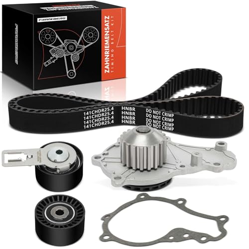 Frankberg Timing Belt Set Timing Belt Water Pump Diesel Compatible with Berlingo B9 DS3 SA Jumpy VF7 B-Max JK Ecosport Galaxy WA6 Grand C-Max DXA/CB7 DXA/CEU S-Max WA6 207 WA WC