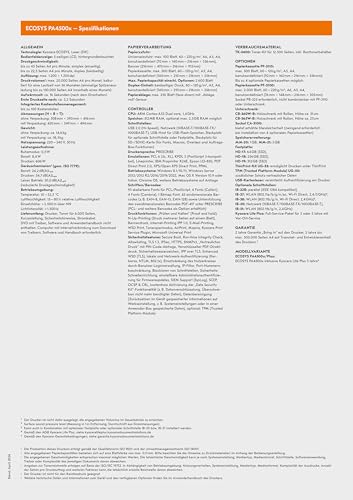 Kyocera Ecosys PA4500x/Plus Laserdrucker Schwarz Weiss, Duplex-Einheit, 45 Seiten pro Minute, Gigabit LAN. Inkl. Mobile Print, Laserdrucker inklusive 3 Jahre Full Service Vor-Ort