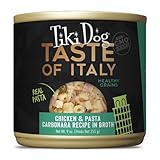 Tiki Dog Taste of The World Wet Dog Food, Italy Chicken & Pasta, 9 oz. Can (8 Count)