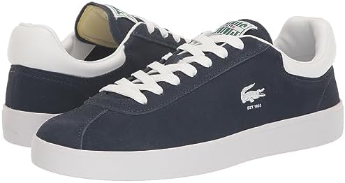 Lacoste Men's 46SMA0065 Sneaker, BLK/WHT, 7 | Image 6