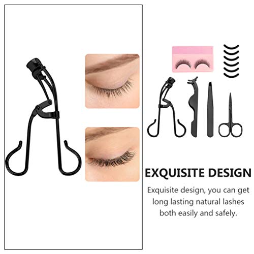 Lurrose Curvex Ferramentas Set- Cílios Kits de Maquiagem- Almofadas de Recarga de Silicone- Pinças d