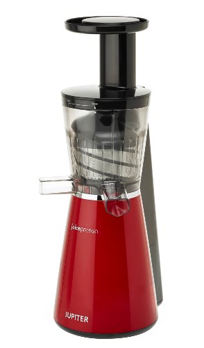 Jupiter Juicepresso 3in1 Slow Juicer extracteur de jus rouge