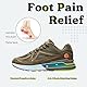 FitVille Laufschuhe Herren Extra Weite Turnschuhe Sportschuhe Breit Fitnessschuhe Bequeme Sneakers Schuhe für Plantarfasziitis Fußschmerzen Grün 43 EU Weit
