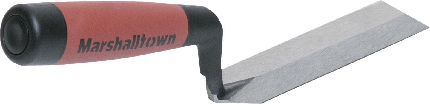MARSHALLTOWN Margin Trowel, 8 x 2 Inch, Spread Mortar and Tile Adhesive, Durable High Carbon Steel, DuraSoft Handle, Tile Trowel, Made in The USA, 58D