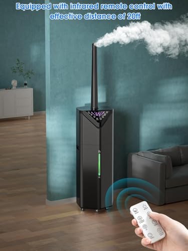 Image of 5Gal Humidifiers for Bedroom Large Room 2800 sq ft, 19L Quiet Humidifiers for Large Room, Floor Humidifier with 6 Mist Mode & Auto 180Mist Tube for Home Whole House School Office Commercial Plants