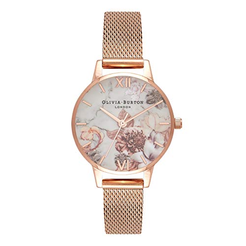 [OLIVIA BURTON]�I���r�A�o�[�g�� ���v ���f�B�[�X/�}�[�u�� �t���[���� ���[�Y�S�[���h ���b�V���y���K���㗝�X�z
