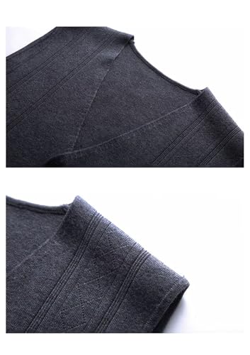 Men's Knitted Sweater Vest Soft Wool Sweater Single-Breasted V-Neck Cardigan Vests2