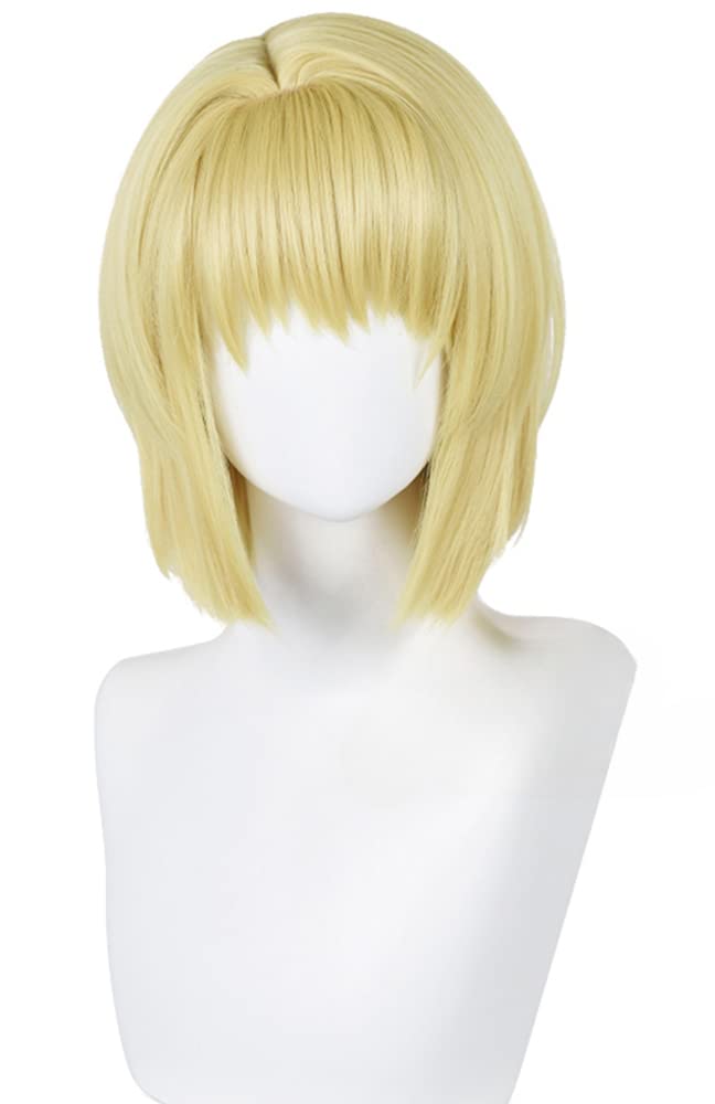 Amazon.co.jp: コスプレウィッグ クラピカ イエロー ウィッグ 耐熱