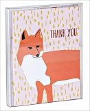 Foxy Thank You Notecard Set: In Portable Acetate Box