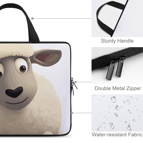 Housse ordinateur portable mouton compagnon idéal du café au bureau - 4