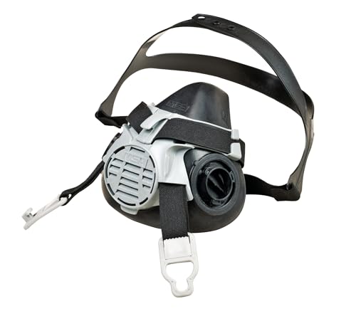 Halbmaske MSA Advantage 400 | Komfortable Gasschutzmaske | Advantage 420 Größe: Mittel, Bajonett-Filteranschluss | EN 140