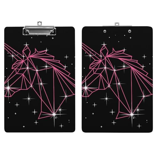 Porte bloc licorne géométrique pour écrire debout sans table A4 - 7
