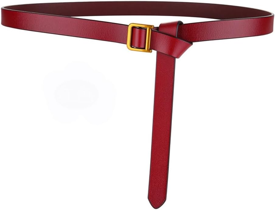 Waistband Women's Cowhide Decoration Suit Belt With Dress Shirt Waistband