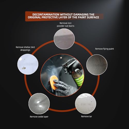 Reinigungsknete, Auto Car Clay Bar, SPTA 3tlg 100g Fachmann Reinigungsknetmasse Lackreiniger zur Beseitigung Industriestaub Flugrost