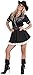 Widmann - Kostüm Rodeo Girl, Kleid mit Unterrock, Gürtel, Karneval, Mottoparty