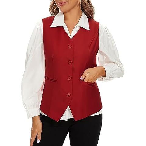 MINTLIMIT Vintage Slim Fit Waistcoat Vest Cover