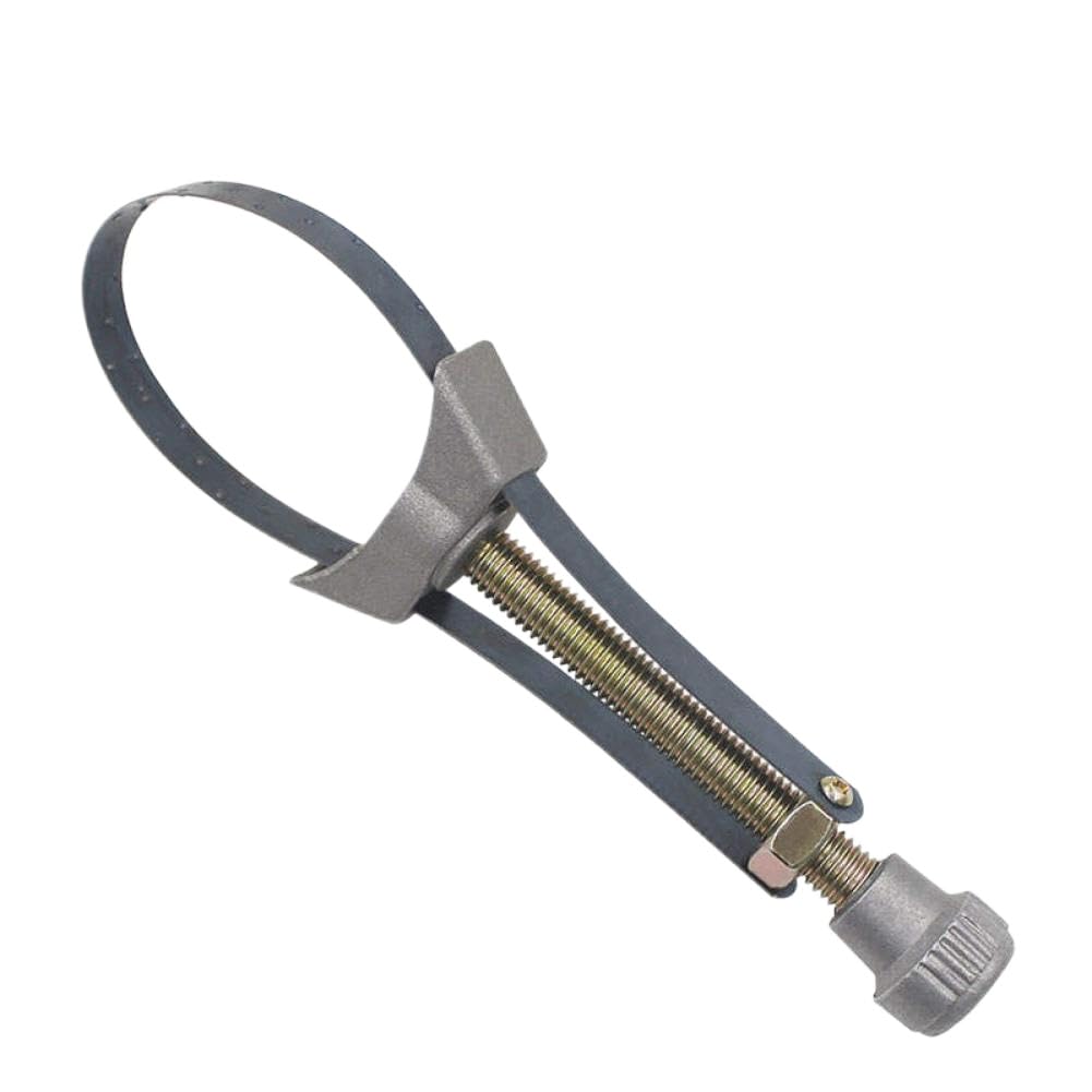 RHDhvgWUC Car Auto Oil Filter Removal Tool Cap Spanner Strap Wrench 60mm to 120mm Diameter Adjustable Compatible with All Motorcycle Brands