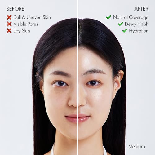 AGE20'S Signature Essence Pact SPF 50+ | Pack of 2 | 23W BEIGE | Cream Foundation, Dewy Finish, Natural Coverage | Korean Cushion Foundation - Image 4