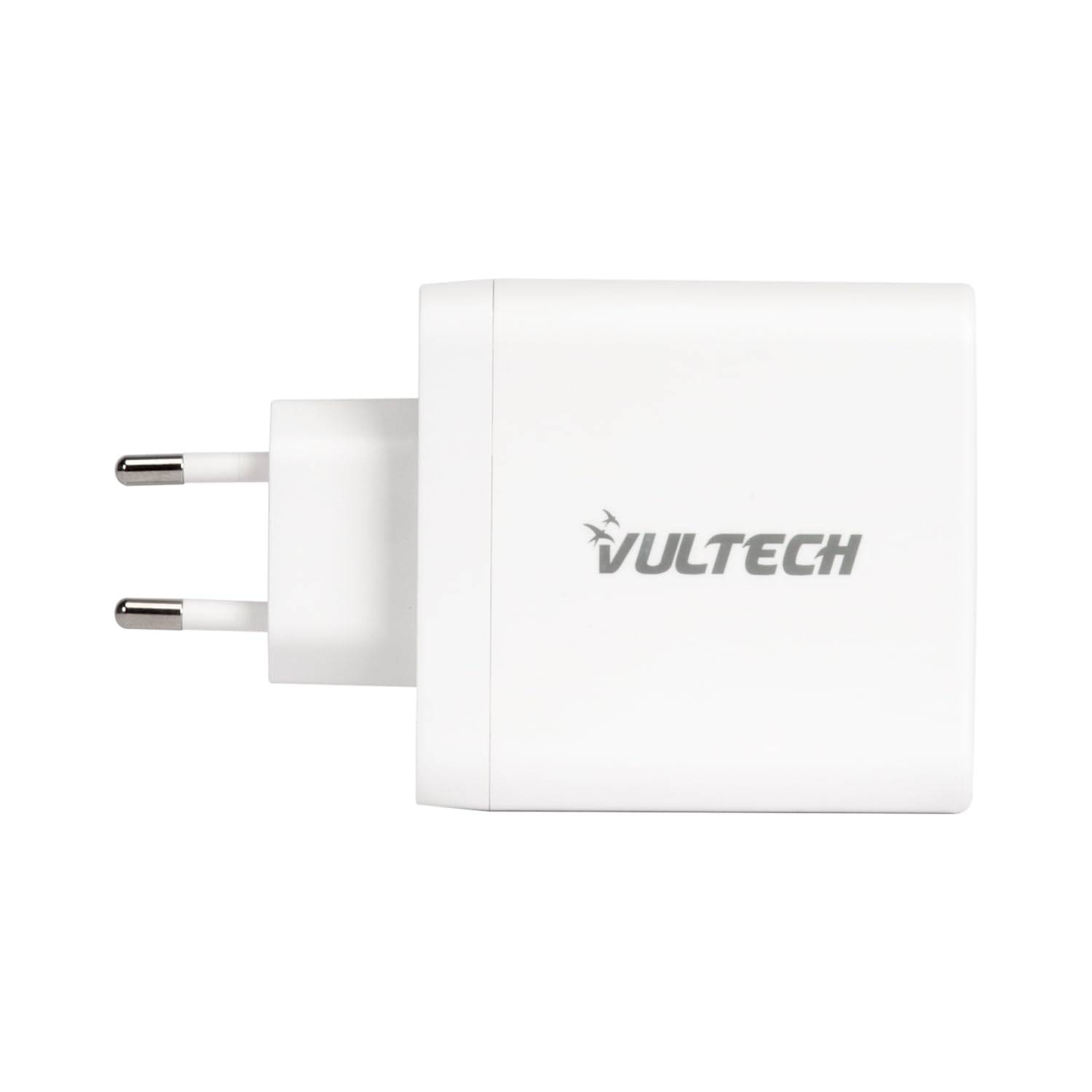 VulTech CC100-3C1A Uniwersalna ładowarka do notebooków 100 W GaN USB + 3 x Type-C/USB-C PD3.0 QC3.0 PPS biały - kompaktowy rozmiar