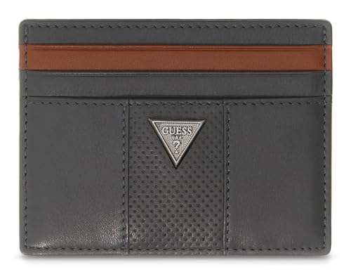 Porte-cartes Torino GUESS cuir anthracite un cadeau masculin idéal