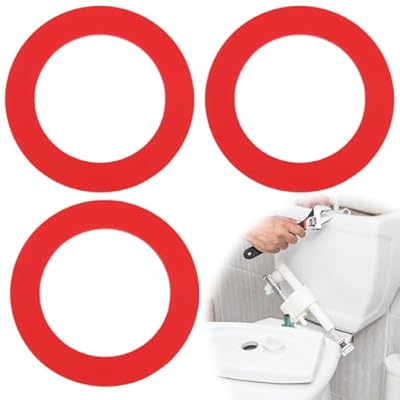 MILAKE 3 Pack Flush Valve Seal Compatible with Mansfield, Upgraded Silicone Material Parts Replacement, Canister Flush Valve Toilet Tank for 210 and 211 Model, Toilet Gasket Equal to 630-0030