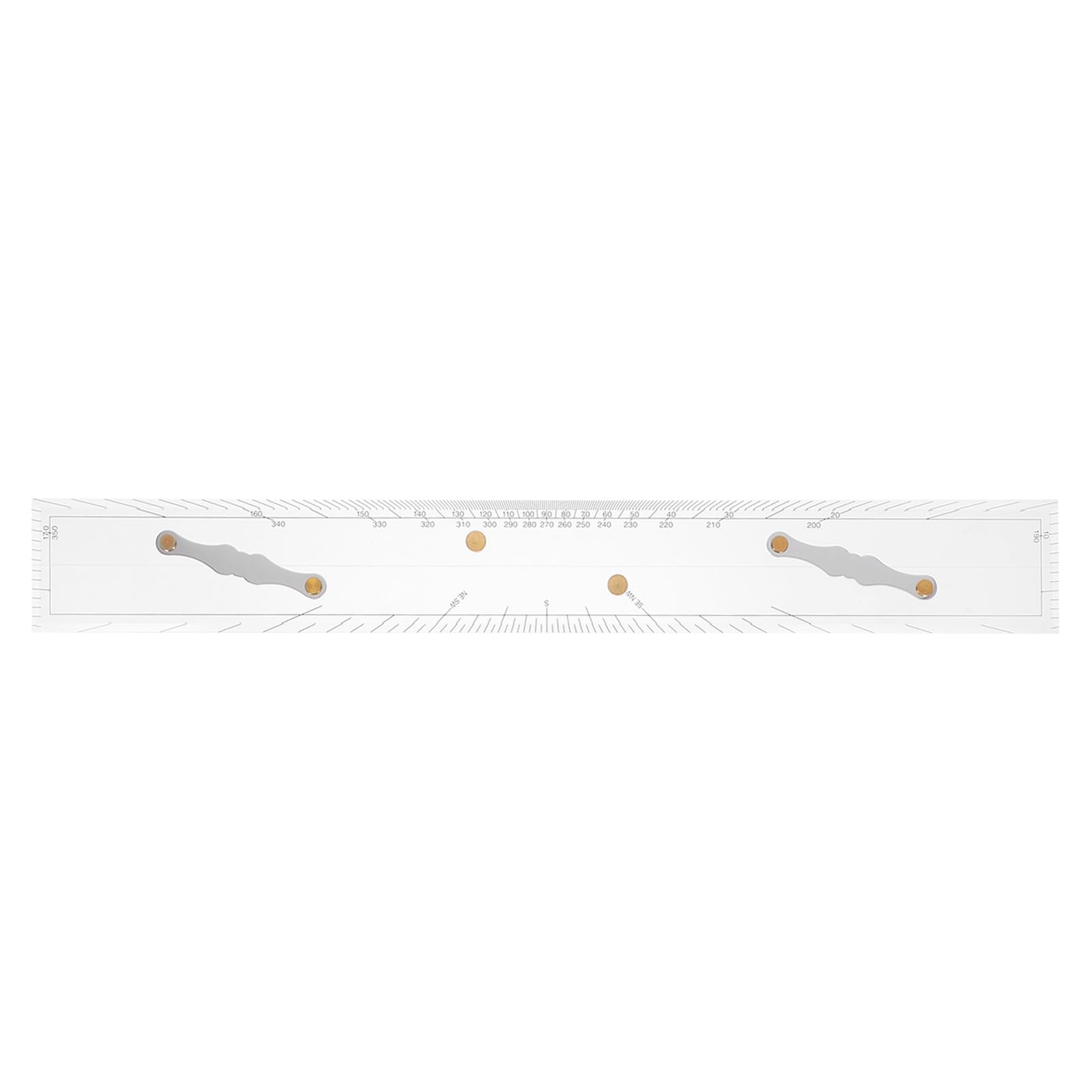 Navigations-parallellineal Aus Kunststoff Transparentes Lineal Für Schiffsnavigation Zeichenwerkzeug Für Hydrografische Karten Und Nautische Maßstabmessungen Bruchfestes