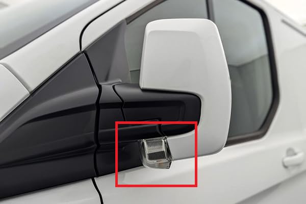 RDX Scheinwerferblenden Passend Für Ford Transit Custom & Tourneo Custom 2018–20