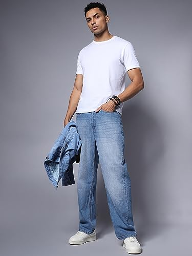 Image of HIGH Star Men's Regular Fit Mid Rise Jeans