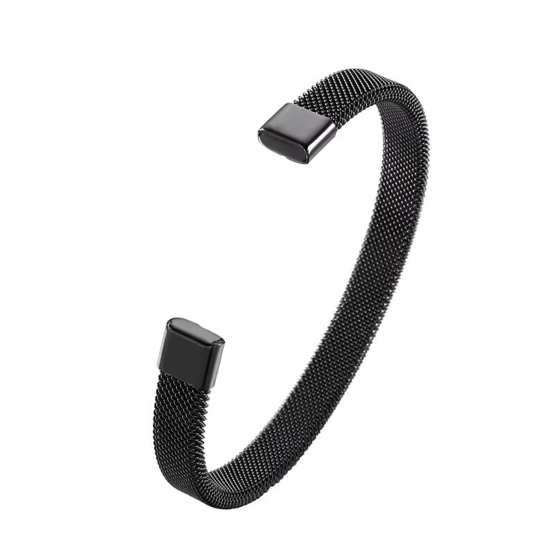 MEENAZ Bracelet for Men Stainless Steel Adjustable Rakhi for Brother Cuff Kada for men Bracelets | Bracelet for Boys Black,Kada | Waterproof, Anti-tarnish Bracelet, Rust-free,| 8 mm Bracelets for Men (B0D96H4C19) Amazon Price History, Amazon Price Tracker