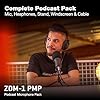 Zoom ZDM-1 Podcast Mic Pack, Podcast Dynamic Microphone, Headphones, Tripod, Windscreen, XLR Cable, For Recording Podcasts #1