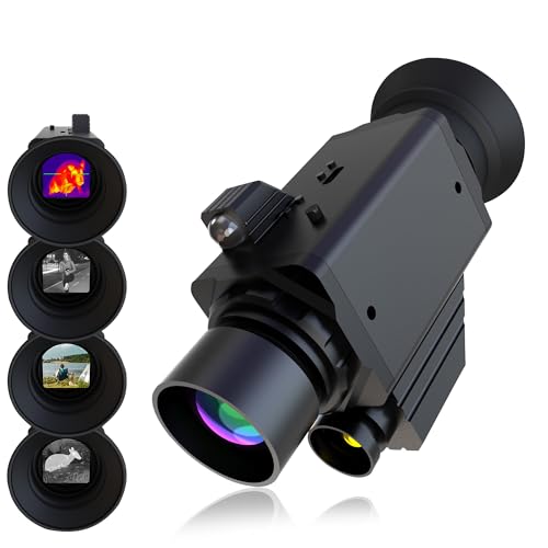 XILETU Thermal Monocular for Hunting 4K HD Infrared Night Vision Scope 296x192 (60 Hz) 11 Modes Military Grade Thermal Imaging Scope for Hunting Travel Outdoor Camping