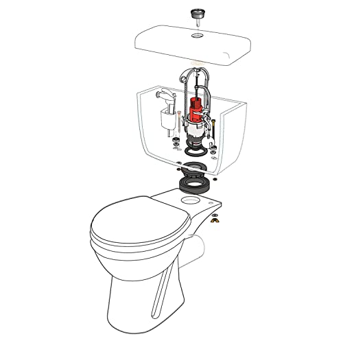 Mécanisme chasse d'eau wc double chasse Wirquin 10724035 à câble - 7