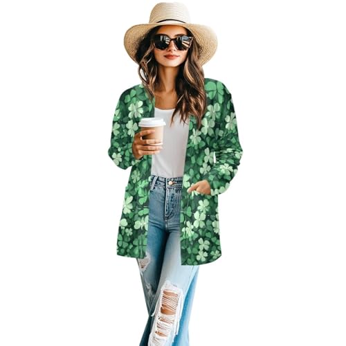 Image of Cardigan for Women Long Sweater Open Front Sweaters Fashion Lightweight Cardigans with Pockets