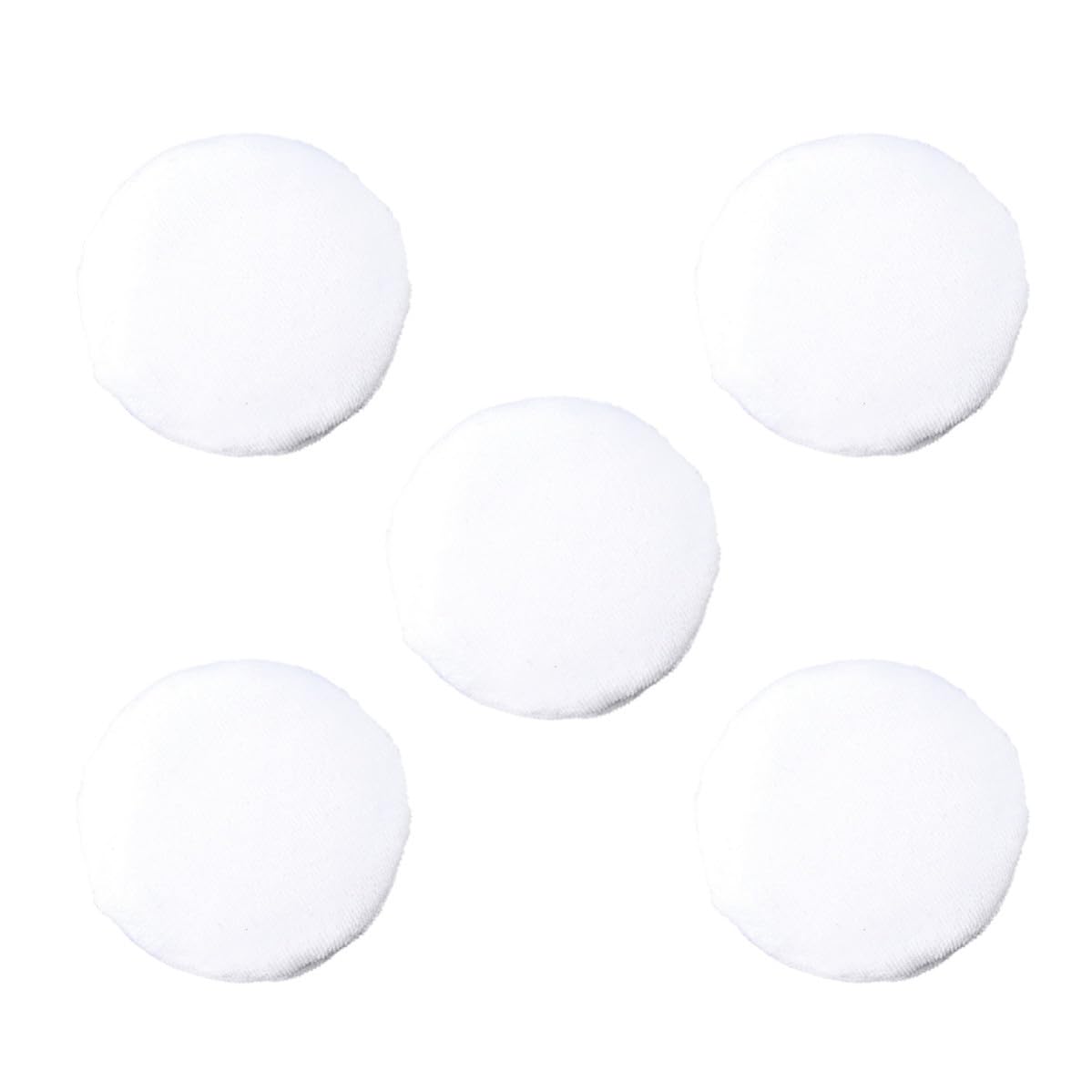 5 Pcs Powder Puff 60mm round Cotton Puff for Professional Use