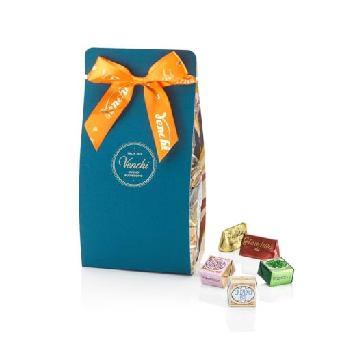 Venchi - Colección Murrine - Paquete regalo con surtido de bombones Cremino y Gianduiotto, 411 g - Con «Avellana del Piamonte» - Idea de regalo - Sin gluten