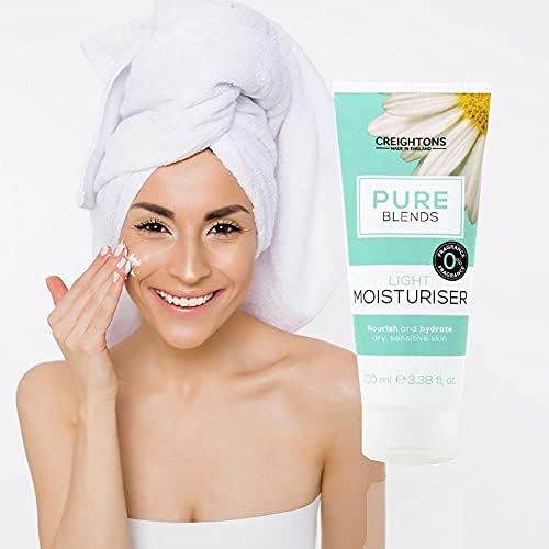Creightons Pure Blends Light Moisturiser (100ml) - Nourish and hydrate dry, sensitive skin with chamomile and cotton seed extract. 0% Fragrance, dermatologically tested.