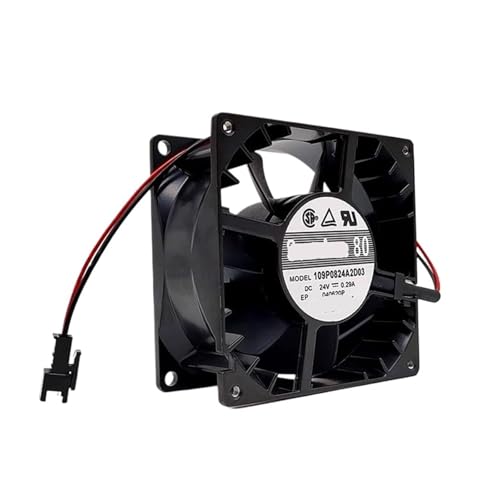 Ventilateur de refroidissement 8038 à haute pression statique 24V 109P0824A2D03 0.29A