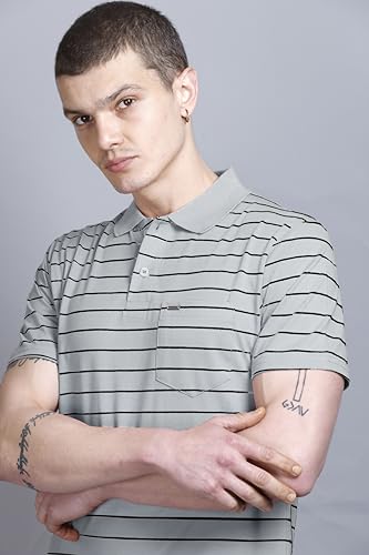 Image of GODFREY Half Sleeve Cotton Polo T Shirt for Man with Pocket - Regular fit Men Tshirts