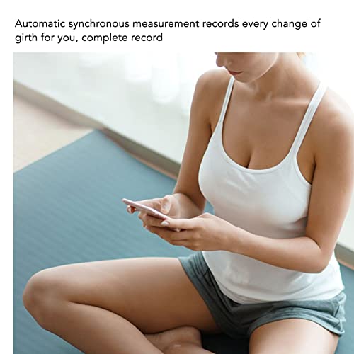 Fita métrica inteligente para corpo, fita métrica telescópica automática de 152 cm com aplicativo, L