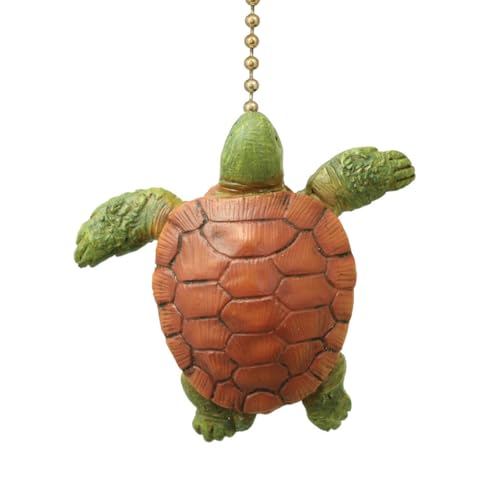 Clementine Designs Sea Turtle Ceiling Fan Pull Chain Light Coastal Nautical Beach Ocean Sea Life Decorative Extension