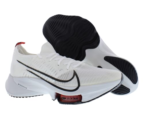 Image of Nike AIR Zoom Tempo Next% FK-White /Black-LT Crimson-Platinum TINT-CI9923-105-12UK