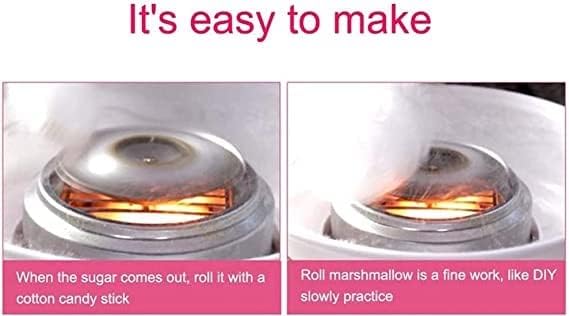 Countertop Cotton Candy Floss Maker Home Use Mini Marshmallow Machine Trolley Creative Gift Halloween Candy Machine Kit