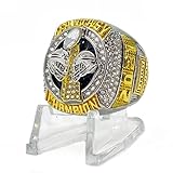 Legacy Rings 2021 Fantasy Football Championship Ring | Massive Silver and Gold Tone Award Trophy for...