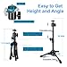 Webcam Tripod Stand Extendable Desktops Tripod for Camera/Phone/Webcam, Desk Tripods Webcam Mount Holder Compatible with Logitech Webcams C925e C922x C922 C930e C930 C920 C615 /iPhone/Ring Light