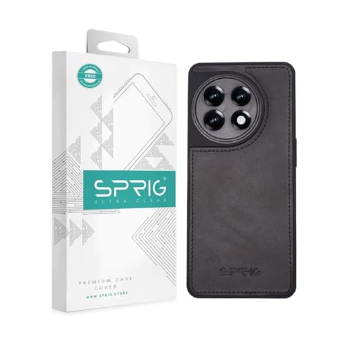 Image of SPRIG Compatible with OnePlus 11 5G Premium PrimeMatte Back Cover Drop Tested Shock Proof Mobile Case for Men, Women, Boys and Girls with Camera Protection (Black)