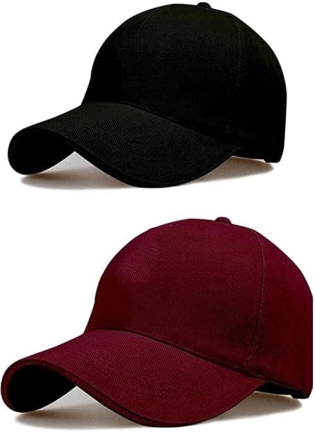 Acrylic Brand A Combo Pack Of 2 Stylish Sport Inspire + Baseball.Cap For Men Baseball Caps Plain Adjustable Mens And Womens Casual Formal Cap (Pack Of 2)